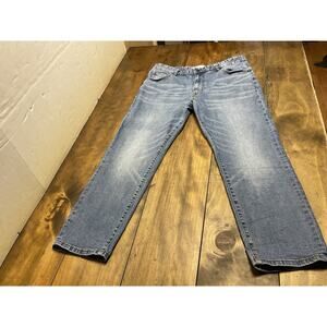 Peter Manning Jeans Mens 35x27 Blue Standard Fit Denim